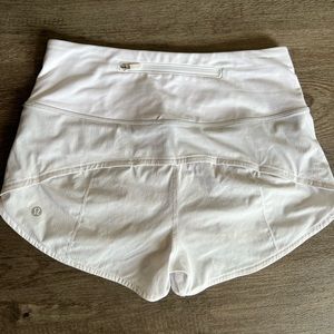 Lululemon speed up high rise lined short 2.5in